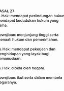 Pasal 27 Pasal 34 Berisi Tentang Titik-Titik Warga Negara